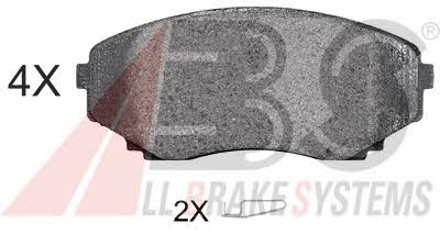 ABS 36995 OE Brake Pad Set, disc brake 36995OE: Buy near me at 2407.PL in Poland at an Affordable price!