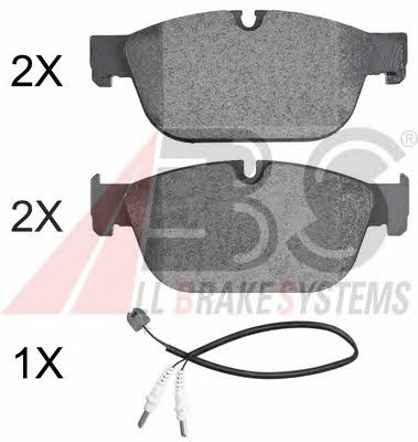 ABS 37845 OE Brake Pad Set, disc brake 37845OE: Buy near me in Poland at 2407.PL - Good price!