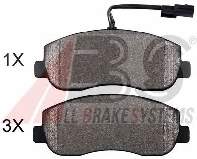 ABS 37848 OE Brake Pad Set, disc brake 37848OE: Buy near me in Poland at 2407.PL - Good price!