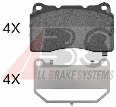 ABS 37857 OE Brake Pad Set, disc brake 37857OE: Buy near me in Poland at 2407.PL - Good price!