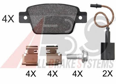 ABS 37928 Klocki hamulcowe, zestaw 37928: Dobra cena w Polsce na 2407.PL - Kup Teraz!