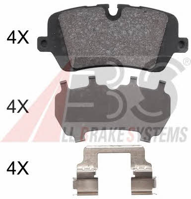 ABS 37981 Brake Pad Set, disc brake 37981: Buy near me at 2407.PL in Poland at an Affordable price!