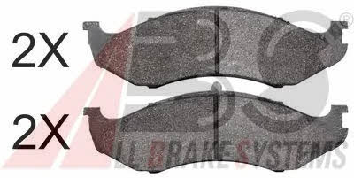 ABS 38477 OE Brake Pad Set, disc brake 38477OE: Buy near me in Poland at 2407.PL - Good price!