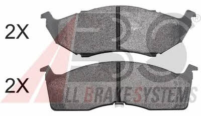 ABS 38591 OE Brake Pad Set, disc brake 38591OE: Buy near me in Poland at 2407.PL - Good price!