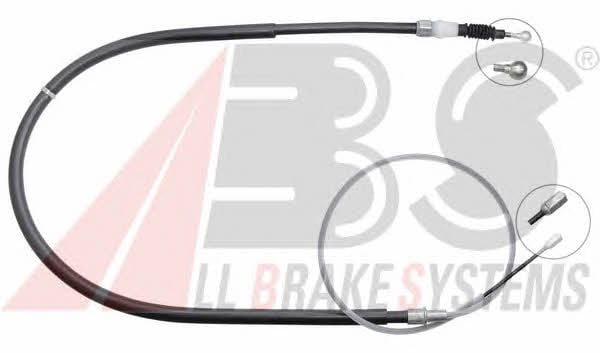 ABS K14034 Parking brake cable left K14034: Buy near me in Poland at 2407.PL - Good price!