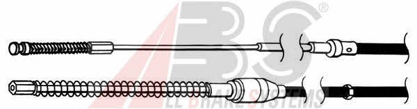 ABS K12886 Cable Pull, parking brake K12886: Buy near me in Poland at 2407.PL - Good price!