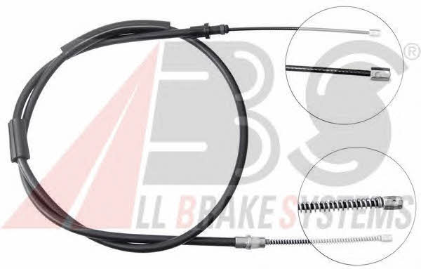 ABS K10297 Parking brake cable left K10297: Buy near me in Poland at 2407.PL - Good price!