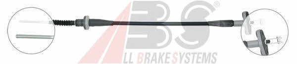 ABS K24350 Трос сцепления K24350: Отличная цена - Купить в Польше на 2407.PL!
