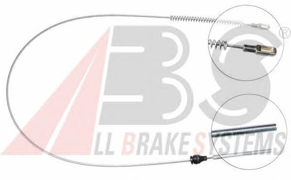 ABS K12077 Parking brake cable left K12077: Buy near me in Poland at 2407.PL - Good price!