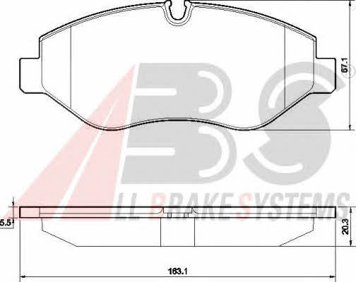 ABS P 50 085 Brake Pad Set, disc brake P50085: Buy near me in Poland at 2407.PL - Good price!