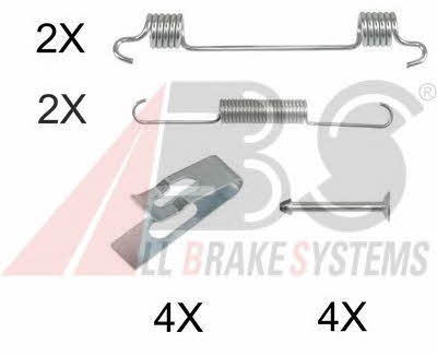 ABS 0808Q Mounting kit brake pads 0808Q: Buy near me in Poland at 2407.PL - Good price!