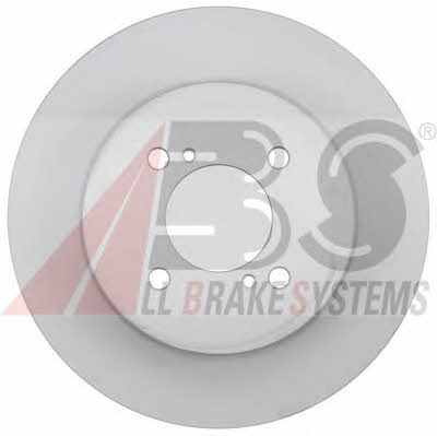 ABS 18324 Rear brake disc, non-ventilated 18324: Buy near me in Poland at 2407.PL - Good price!