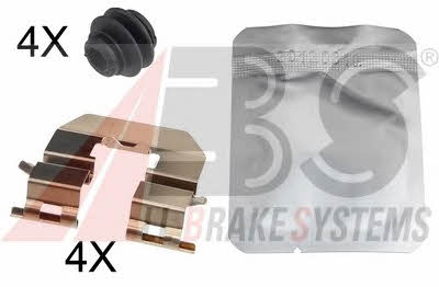 ABS 1856Q Mounting kit brake pads 1856Q: Buy near me in Poland at 2407.PL - Good price!