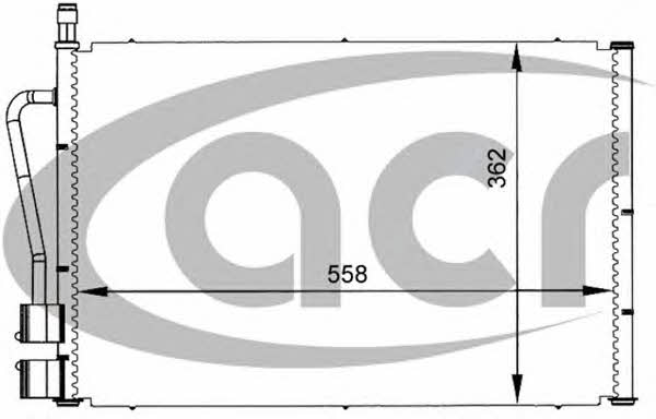ACR 300066 Радиатор кондиционера (Конденсатор) 300066: Отличная цена - Купить в Польше на 2407.PL!
