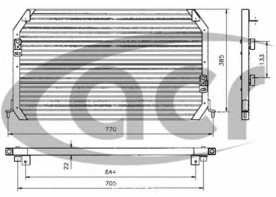 ACR 300071 Радиатор кондиционера (Конденсатор) 300071: Отличная цена - Купить в Польше на 2407.PL!