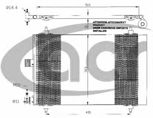 ACR 300484 Cooler Module 300484: Buy near me in Poland at 2407.PL - Good price!