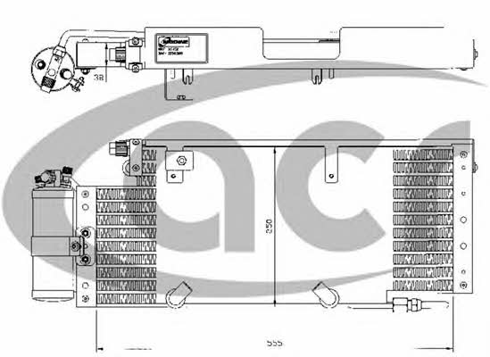 ACR 300497 Радиатор кондиционера (Конденсатор) 300497: Отличная цена - Купить в Польше на 2407.PL!
