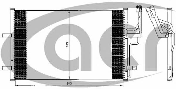 ACR 300549 Радиатор кондиционера (Конденсатор) 300549: Отличная цена - Купить в Польше на 2407.PL!