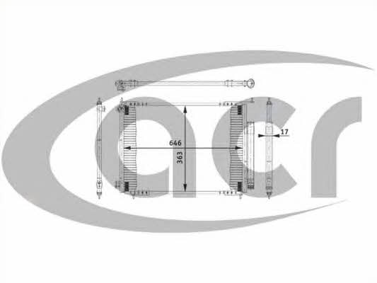 ACR 300609 Радиатор кондиционера (Конденсатор) 300609: Отличная цена - Купить в Польше на 2407.PL!