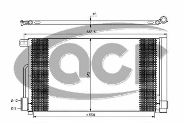 ACR 300631 Радиатор кондиционера (Конденсатор) 300631: Купить в Польше - Отличная цена на 2407.PL!