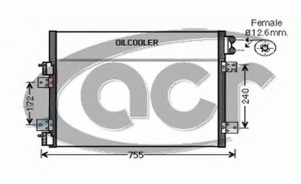 ACR 300672 Радиатор кондиционера (Конденсатор) 300672: Отличная цена - Купить в Польше на 2407.PL!