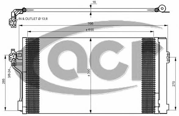 ACR 300681 Радиатор кондиционера (Конденсатор) 300681: Отличная цена - Купить в Польше на 2407.PL!