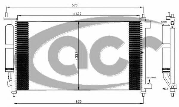 ACR 300682 Радиатор кондиционера (Конденсатор) 300682: Отличная цена - Купить в Польше на 2407.PL!