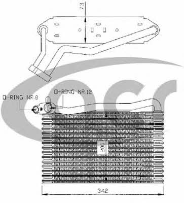 ACR 310022 Испаритель кондиционера 310022: Отличная цена - Купить в Польше на 2407.PL!