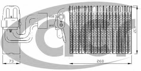 ACR 310129 Air conditioner evaporator 310129: Buy near me in Poland at 2407.PL - Good price!