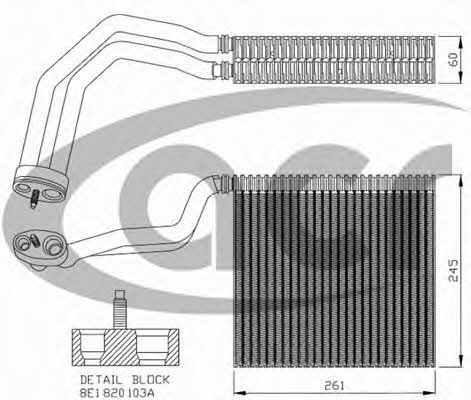 ACR 310169 Air conditioner evaporator 310169: Buy near me in Poland at 2407.PL - Good price!