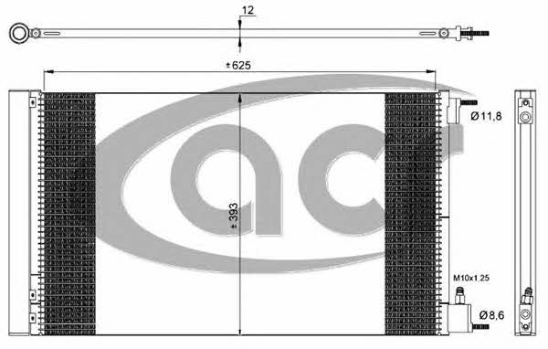 ACR 300701 Радиатор кондиционера (Конденсатор) 300701: Отличная цена - Купить в Польше на 2407.PL!