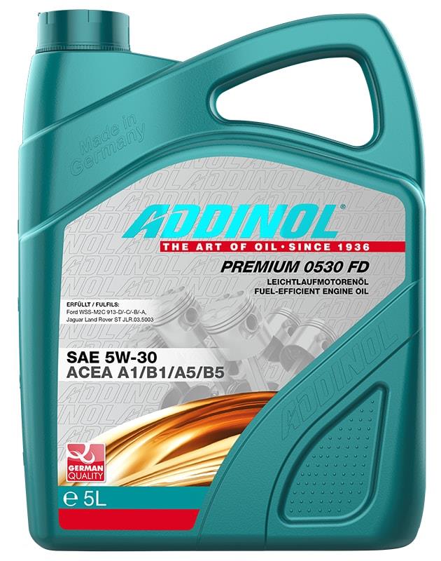 Addinol 4014766241375 Моторное масло Addinol Premium 0530 FD 5W-30, 5л 4014766241375: Отличная цена - Купить в Польше на 2407.PL!