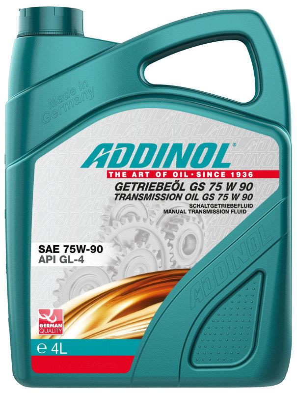 Addinol 4014766250216 Transmission oil Addinol Getriebeol GS 75W-90, 4 l 4014766250216: Buy near me in Poland at 2407.PL - Good price!
