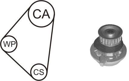  WPK-116701 Ремінь ГРМ, комплект з водяним насосом WPK116701: Приваблива ціна - Купити у Польщі на 2407.PL!