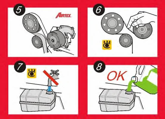 Airtex WPK-143503 TIMING BELT KIT WITH WATER PUMP WPK143503: Buy near me at 2407.PL in Poland at an Affordable price!