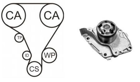 Airtex WPK-190702 TIMING BELT KIT WITH WATER PUMP WPK190702: Buy near me in Poland at 2407.PL - Good price!