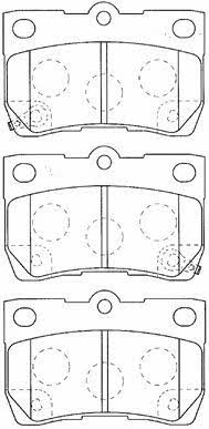 Aisin A2N118 Brake Pad Set, disc brake A2N118: Buy near me at 2407.PL in Poland at an Affordable price!