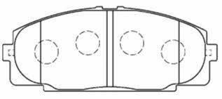 Aisin A1N050 Brake Pad Set, disc brake A1N050: Buy near me at 2407.PL in Poland at an Affordable price!
