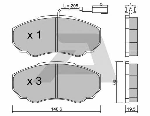 Aisin BPFI-1010 Klocki hamulcowe, zestaw BPFI1010: Dobra cena w Polsce na 2407.PL - Kup Teraz!