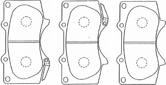 Aisin A1N011 Brake Pad Set, disc brake A1N011: Buy near me at 2407.PL in Poland at an Affordable price!