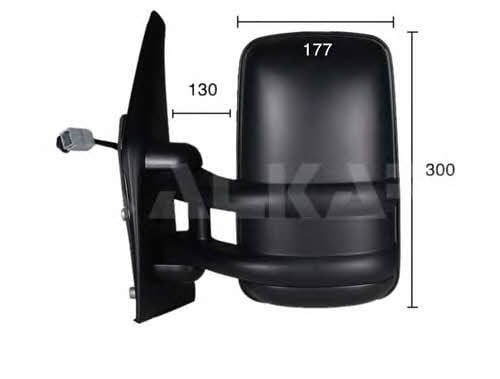 Alkar 9227902 Rearview mirror external left 9227902: Buy near me in Poland at 2407.PL - Good price!