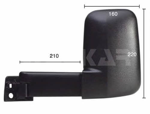 Alkar 9263961 Rearview mirror external left 9263961: Buy near me in Poland at 2407.PL - Good price!