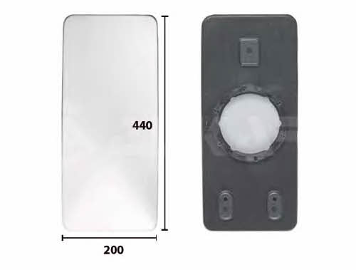 Alkar 7406247 Side mirror insert 7406247: Buy near me in Poland at 2407.PL - Good price!