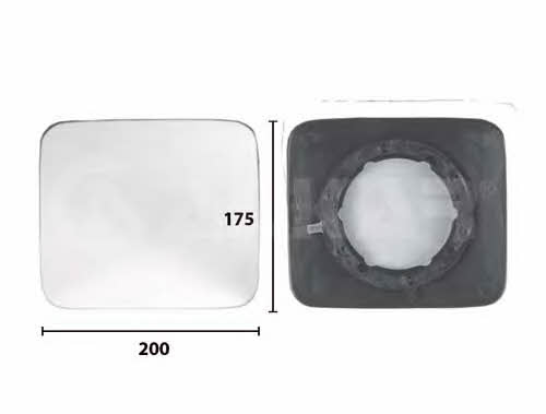 Alkar 7455247 Side mirror insert 7455247: Buy near me in Poland at 2407.PL - Good price!