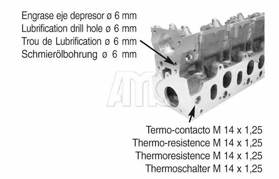 Amadeo Marti Carbonell 908098 Cylinderhead (exch) 908098: Buy near me in Poland at 2407.PL - Good price!