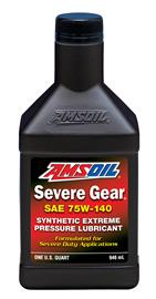 Amsoil SVOQT Трансмиссионное масло Amsoil Severe Gear Synthetic Extreme Pressure (EP) Lubricant 75W-140, 0,946 л SVOQT: Отличная цена - Купить в Польше на 2407.PL!