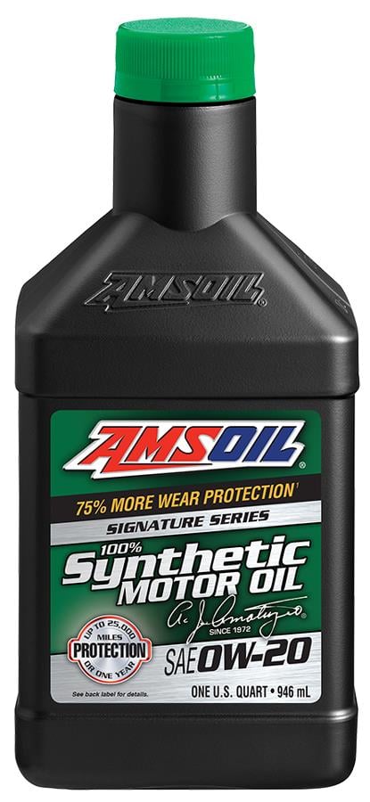 Amsoil ASMQT Моторное масло Amsoil Signature Series Synthetic Motor Oil 0W-20, 0,946л ASMQT: Отличная цена - Купить в Польше на 2407.PL!