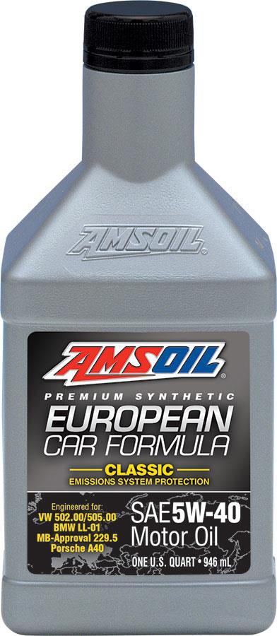 Amsoil EFMQT Моторное масло Amsoil European Car Formula Full-SAPS Synthetic Motor Oil 5W-40, 0,946л EFMQT: Отличная цена - Купить в Польше на 2407.PL!