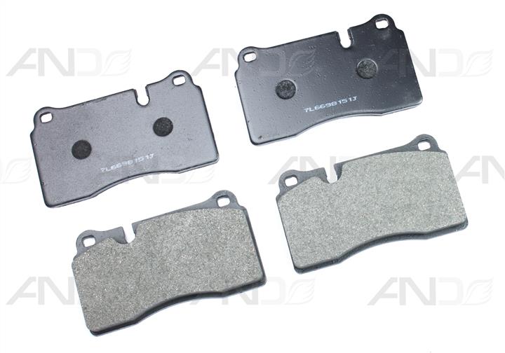 AND 39698006 Brake Pad Set, disc brake 39698006: Buy near me at 2407.PL in Poland at an Affordable price!