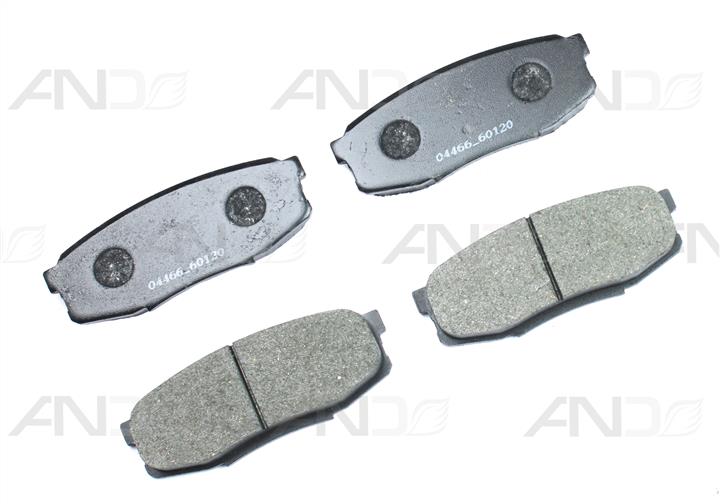 AND 39698037 Brake Pad Set, disc brake 39698037: Buy near me at 2407.PL in Poland at an Affordable price!